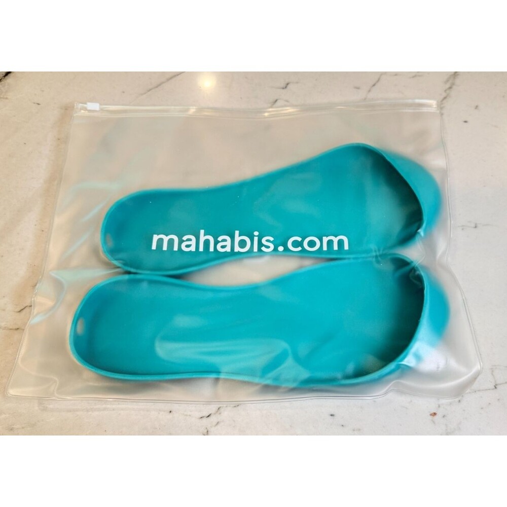 Mahabis Original Detachable Teal Slipper Soles EU Size 39 US 8